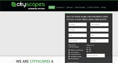 Desktop Screenshot of cityscapesnd.com