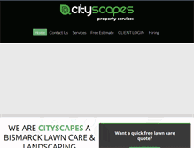 Tablet Screenshot of cityscapesnd.com